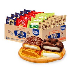 청우 오즈랜드 쫀득 4종 세트 /쫀득초코칩+찰떡쿠키+초코파이찰떡+그랑쉘사과 (총 80봉), 1650g, 1개