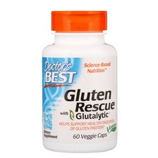 Doctor's Best 글루텐 레스큐 위드 글루탈리틱 60정, 선택, 상세설명참조