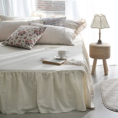 데코뷰침대스커트광목