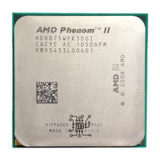 AMD II AM3 코어 X3 B75 HDXB75WFK3DGI / 3.0 트리플 프로세서 GHz HDXB75WFK3DGM 소켓 CPU Phenom