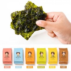 파파쉐프 김이상궁 도시락김 맥주안주 밥반찬 밥도둑, 김이상궁 5가지맛 모듬(1박스_30봉