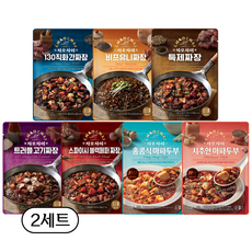 차오차이 레토르트 짜장 5종 + 마파두부 2종 세트 간짜장 유니짜장 특제짜장 홍콩식 시추안, 2세트, 180g