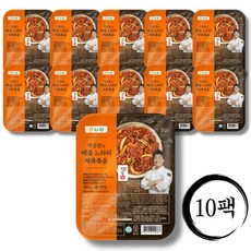 백종원의 매콤 느타리 제육볶음 농협 돼지두루치기 (기프티콘 사은품 증정), 10개, 300g