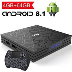 EASYTONE Android 9.0 TV Box 4GB RAM 64GB ROM Quad Core 64 Bits BT4.0 H.265 3D UHD 4K Smart Box Supp, One Color_One Size, 상세 설명 참조0, 상세 설명 참조0