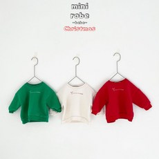 미니로브 크리스마스 맨투맨 아동 심플 루돌프 티셔츠