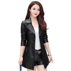 [Myshe]여성 무스탕 코트 가죽 자켓 기모 PU 자켓 가을 겨울 Xiao621WC04
