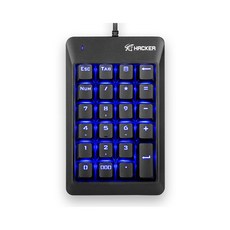 유선 기계식 키패드 K523 LED 청축 블랙 USB, K523 LED 청축 USB