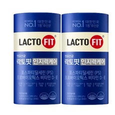 종근당건강 락토핏 인지력케어 PS 유산균 30포 2통