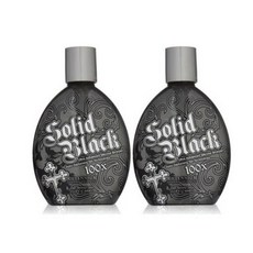 Millennium Tanning Solid Black Dark Lotion 밀레니엄 솔리드 블랙 다크 태닝 로션 100X 400ml 2개