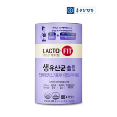[종근당건강] 락토핏 생유산균 슬림 2000mg 1통 - 다이어트 유산균 체지방 감소 가르시니아캄보디아추출물 신바이오틱스 프로바이오틱스 체지방 감량 장 건강