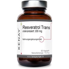 케나이 트랜스 레스베라트롤 100mg 60캡슐, 1개, 60정