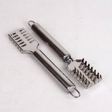 스테인리스 스틸 생선 비늘 긁기 강판 제거기 청소 스키너 필러 스크레이퍼 주방 액세서리 해물 도구 가제트, [03] C, 1개