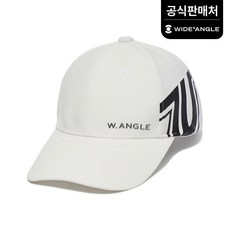 [와이드앵글 공식] 남성 WL 사이드 프린트 6쪽캡 WMU22C04W2, White, 58