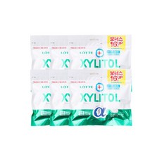 롯데껌 자일리톨 알파 98g(리필) 6개 102g으로변경(용량이 UP), 98g