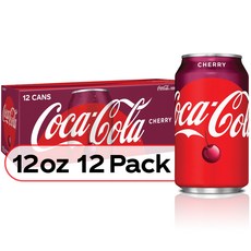 체리 코크 355ml 12캔 코카콜라 Coca-Cola Cherry Coke Soda 12 Ounce (12 Cans), 체리 355ml [12캔], 1세트