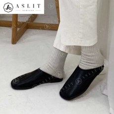 애슬릿 애슬릿 발 편한 여성 하프 드래그 플랫 뮬 블로퍼