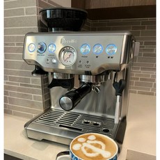 브레빌 breville BES870 BKS 홈카페 가정용 에스프레소 커피 머신 & 그라인더, 1개