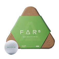 FAR5 에코 골프공 3피스 무광 10구, 1개, 10개입 - 무광골프공