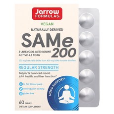 재로우 포뮬러스 SAMe 200 200mg 60정, 재로우 포뮬러스 SAMe 200 20..., 1개