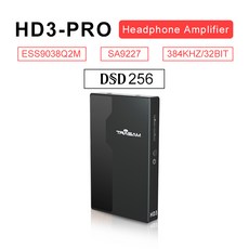 인박카 TRASAM HD3PRO DSD USB DAC/안드로이드/컴퓨터/소니/샤오미 용 앰프 apple iPhone iPad, Black