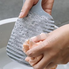 은방울나무 미니 빨래판 씽크대빨래판 세면대빨래판, 그레이
