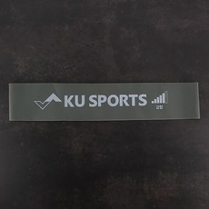 쿠스포츠 루프밴드 라텍스 힙업 스쿼트 5단계 그레이, 단품