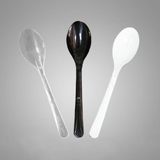 행복물류 일회용숟가락(1p) 170mm 100개 흰색 [개별포장], 1개