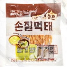 두번구워 찢은 손질먹태 160g + 와사비마요 15g x 3p 전주 가맥소스, 1세트