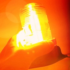15W 30LED 지게차 굴삭기 중장비 경광등 12V 24V 사이키 스트로브 후진경고등, LED 스트로브 경광등 1개, 1개, 옐로우(주황)