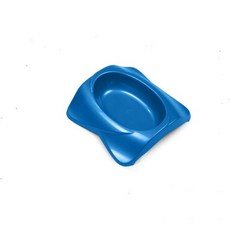 반 네스 애완동물 사료 및 물그릇 고양이와 작은 개를위한 9 OZ 용량의 무거운 플라스틱 접시 넓은 노팁 베이스가 유출을 방지합니다 파란색, 반 네스 애완동물 사료 및 물그릇, 고양이와 작은 개를, 1개