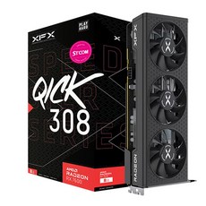 XFX 라데온 RX 7600 QICK 308 BLACK D6 8GB AMD 그래픽카드