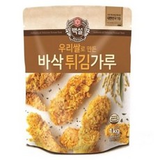 백설 우리쌀로 만든 바삭 튀김가루, 1kg, 7개