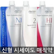 시세이도 매직약 파마약 프로페셔널 크리스탈라이징 스트레이트크림 1제 + 2제, H(건강), 크림