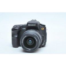 소니 알파 a200 DSLR 카메라 W/AF 18-55mm 줌 렌즈 키트 080 - 소니a200