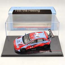 IXO 1:43 HYUNDAI 현대 i20 i30 WRC 랠리 카 시뮬레이션 합금 모델, i30 N TCR 2019 루코일 레이싱 L4