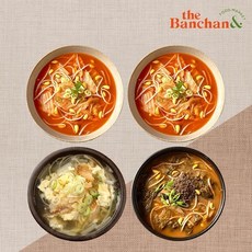 [더반찬] 즉석국 600g x4개 (콩나물김치국2+용대리황태해장국1+우거지해장국1), 1세트