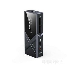 fiioka17 디코딩 휴대용 디코더 DAC 증폭기 듀얼 앰프 IH 플램 3.54.4mm, 블랙 - fiioka17