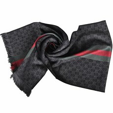 [구찌] Gucci GG Jacquard Knit Scarf With Web 147351 4G704 1166