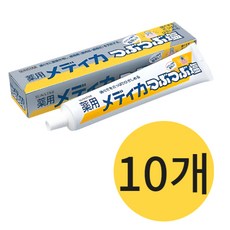 일본 썬스타 메디카 곡물 소금 치약 츠부츠부시오 치약, 10개, 170g