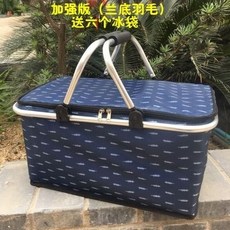 쿨러 음식배달 라이더 케이스가정용 스티로폼상자 상업용 보온박스 배달통 낚시 자루방수 피크닉 미터 ., T05-E56-(수묵 강남)보온 바구니로 보내다 두개