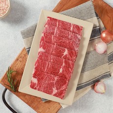 [농협안심한우] 1등급 순삭구이 대패구이용 300g x 2팩