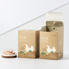 도그퓨어 푸드닭 강아지 고양이 닭고기 통살 애견간식, 초록입홍합 22gx10개, 220g, 1개
