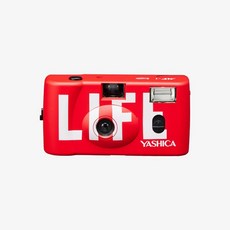 라이프 아카이브 LIFE X YASHICA MF-1 CAMERA 다회용 토이카메라 RED 필름포함, F, 1개