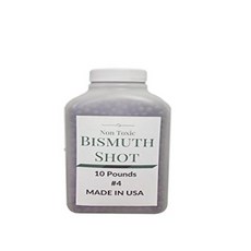 RotoMetals Bismuth Shot Alloy for Reloading Shells #4 (.13” 3.3 mm) 10 lbs.- Made in USA RotoMetals, 1