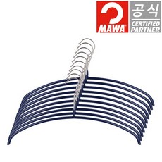 [MAWA]독일 마와 옷걸이 이코노믹 니트스웨터용 36cm 다크블루 10개입, 상세설명 참조, 없음