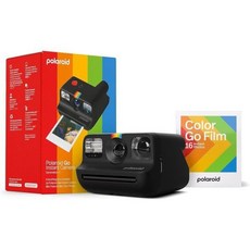 폴라로이드 바둑 2세대 미니 즉석 필름 카메라 레드 9098 필름과만 호환 가능, Black, Gen2 Camera + Film, 1개