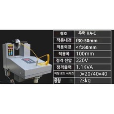 베어링히팅기 히터기 가열기 고주파 고속가열 분해 항온 어닐링, 베이직  HA-C 내경 = 30-50mm