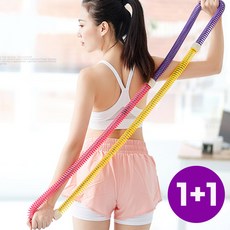 1+1 만능홈트 꽈배기 스프링 훌라후프 23HOOP_SPRS