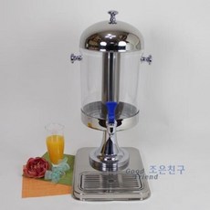 쥬스디스펜서 음료디스펜서 1구(원형) 음료디스펜서 물병 음료수, 1개, 단품