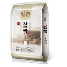 대구상회 국내산 찹쌀, 20kg, 1개